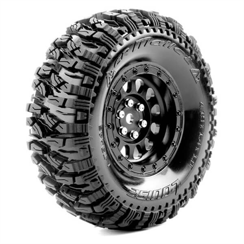 LOUISE RC CR-MALLET 1/10 SUPERSOFT BLACK HEX 12MM